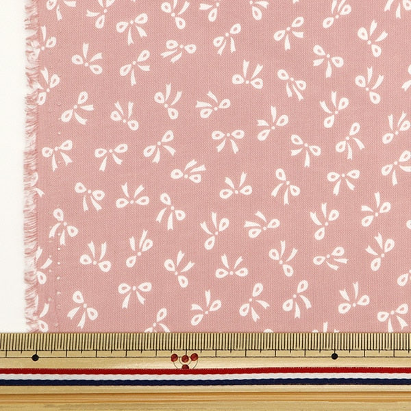 [Aus Quantität 5] Stoff "Blatt Monovard Ribbon Pink No-Ribb-A" "