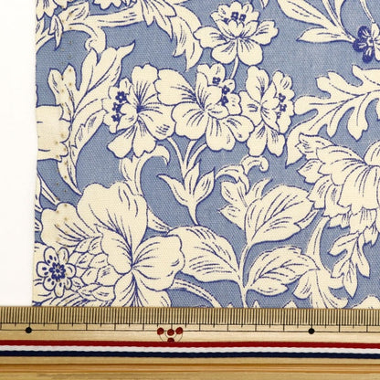 [De la cantidad 5] Fabric "Ox Olial Flower Blue Nox-Orfl-B"