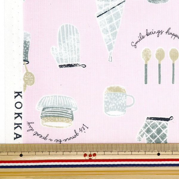 [De la cantidad 5] Fabric "Nova Hooling Tool Box Pattern Pink Nse-Kit-Pk" Kokka Cocka