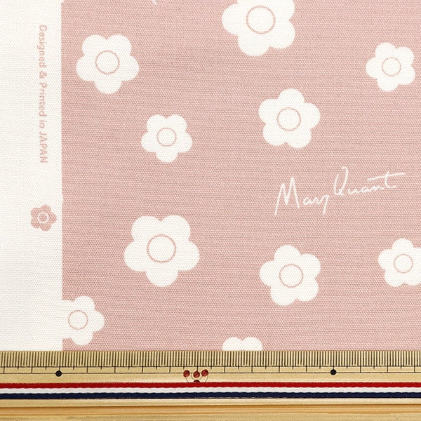 [De la quantité 5] tissu "ox mary quant small small fleur rose ap1020s-1c"