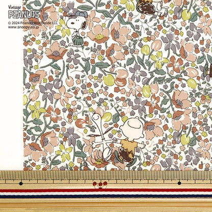 [From quantity 5] Fabric "Liberty Fabric Tana lawn Charlie Browns Flowers DC33937-J24D] Liberty Japan