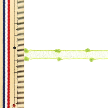 [De la cantidad 5] Cinta "Organdy Puff 5to color aproximadamente 1 cm de ancho 0482" Aoyamaribbon aoyamaCinta