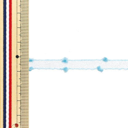 [De la cantidad 5] Cinta "Organdy Puff 7th Color aproximadamente 1 cm de ancho 0482" Aoyamaribbon aoyamaCinta