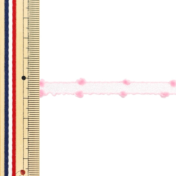 [De la quantité 5] Ruban "Organdy Puff 14th Color d'environ 1 cm de largeur 0482" Aoyamaribbon AoyamaRuban