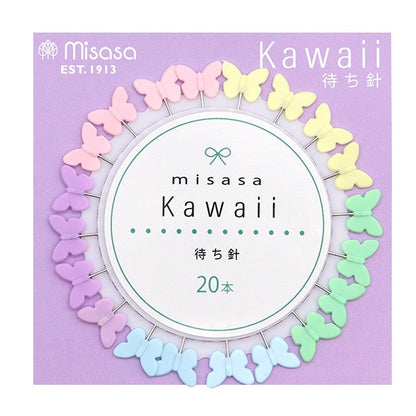 Ago in attesa "Kawaii Aspettare Ago farfalla 20 pezzi 8136" Misasa Misasa