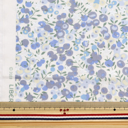 [From quantity 5] Fabric "Liberty Fabric Tana lawn Wilsshire Stars Blue 36364581J24C] [Yuzawayaoriginal】