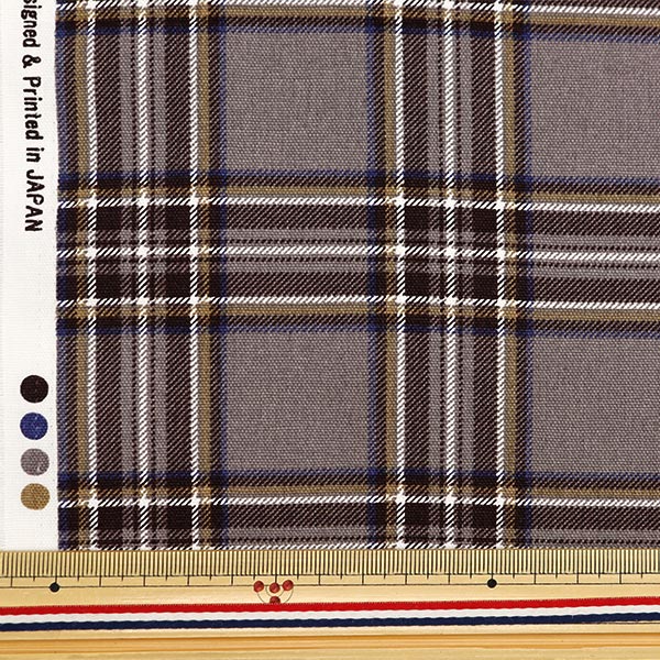 [الكمية من 5] القماش "Ox Tartan Check Greige CHECK-A"