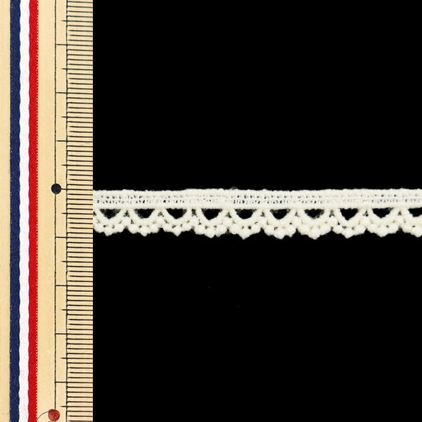 [De la quantité 5] RaceRubanRuban "dentelle chimique en laine d'environ 1 cm de large kinari 55101"