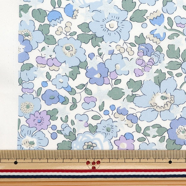 [Da quantità 5] Fabric "Liberty Fabric Tanalone Betszer Blue 36368406J24C" [Yuzawaya Originale]