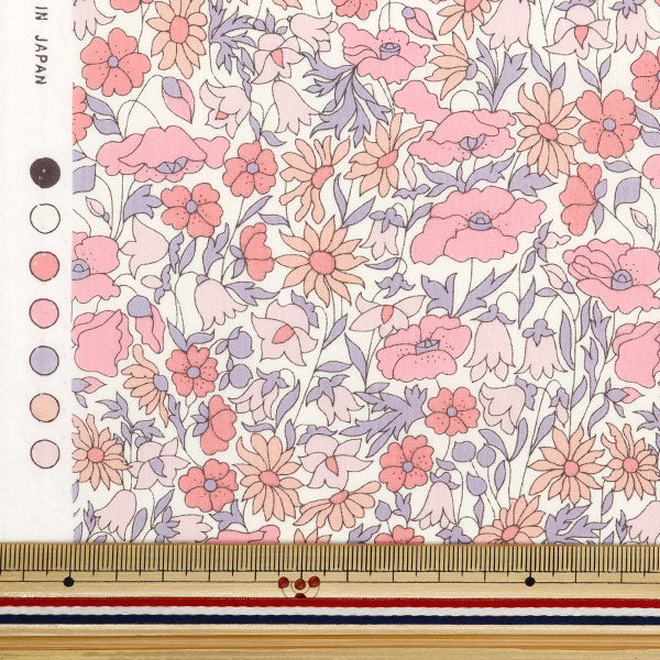 [De 5] Fabric "Liberty Fabric Tanalone Poppy y Daisy 3632104-J24a" Libertad Japón Libertad Japón