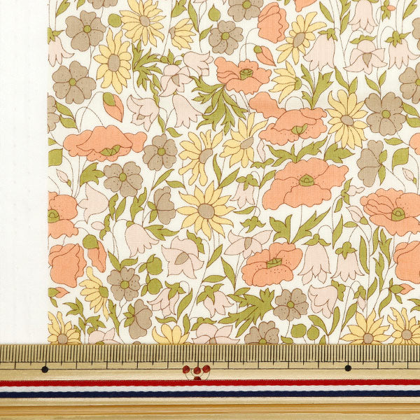 [Dalla quantità 5] Fabric "Liberty Fabric Tanalone Poppy e Daisy 3632104-J24D" Liberty Giappone Liberty Giappone