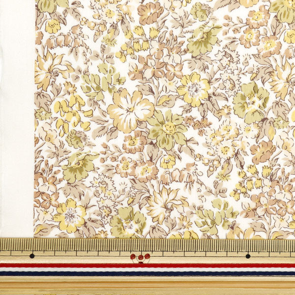 [From quantity 5] Fabric "Liberty Fabric Tana lawn Honey Dew 36301106-J24B] Liberty Japan