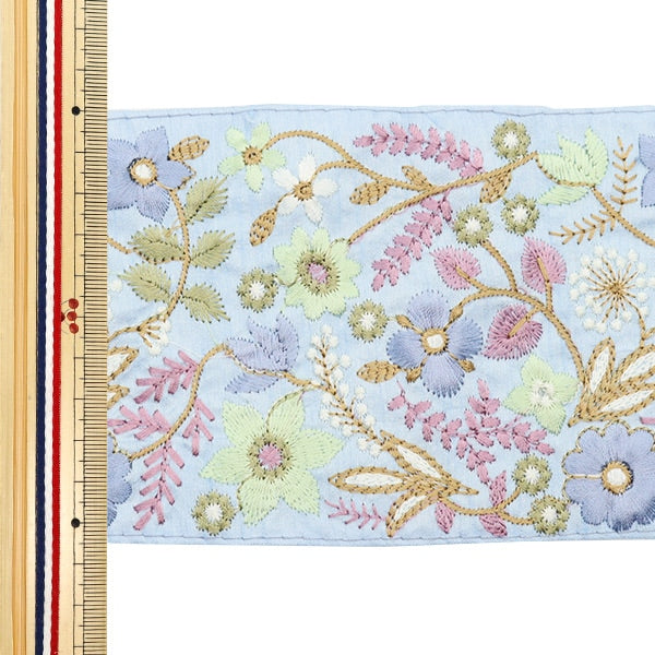 [Aus Menge 5] HandwerkBesätze 『2024 Indischer Stickereibesatz M-111d]