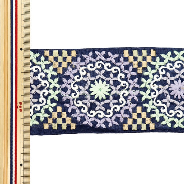 [Aus Menge 5] HandwerkBesätze 『2024 Indischer Stickereibesatz M-122E]