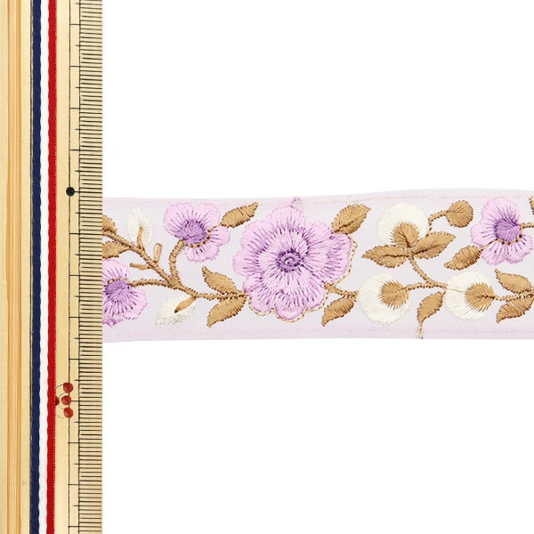 [Из количества 5] ремесленникОтделка "2024 Отделка для индийской вышивки Purple x Purple M-134G"