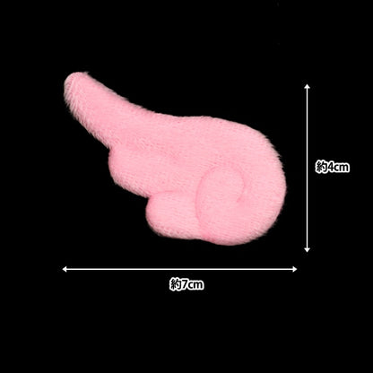 Handwerksteile "Dekorationsteile Hane Pink 10-4283"