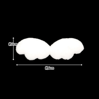 手芸パーツ 『デコレーションパーツ 羽根 ホワイト 10-4291』