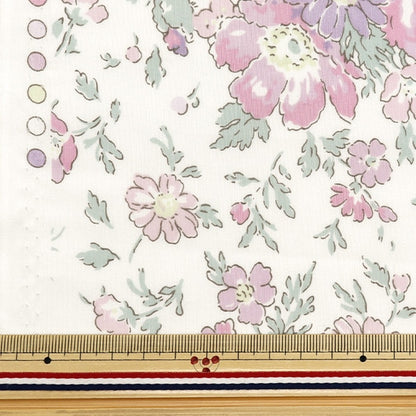 [De la quantité 5] tissu "Liberty tissu tanalone tanalone rose Ellen rose dc28757j24a" [Yuzawaya Original]