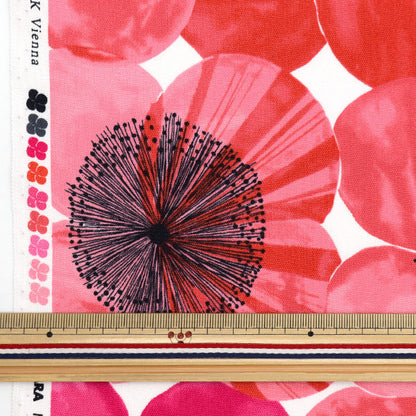 [Aus Quantität 5] Fabric "Ueno Richi ok poppy Red UNF-01-R"