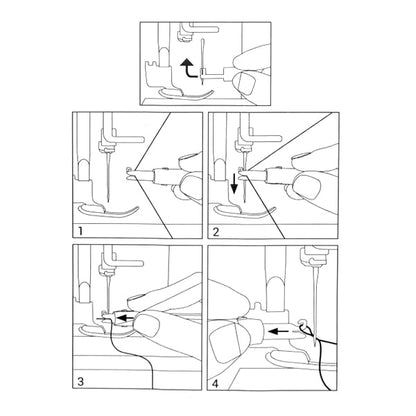 لوازم ماكينة الخياطة "لآلات الخياطة"إبرة اللولبة611126 مع مغناطيس بريم