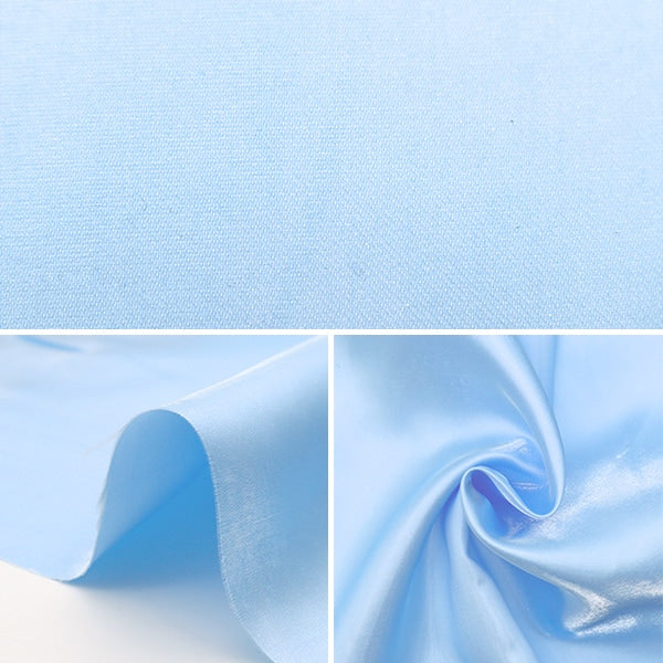 [Jusqu'à 70% de réduction sur tissu costume] [de la quantité 5] Tissu "princesse satin bleu clair pr-sa-lbl"