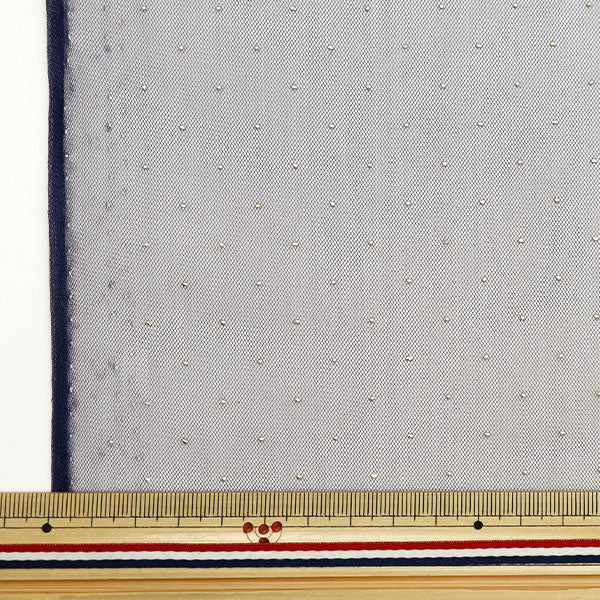 [Fino al 70 % di sconto sul tessuto in costume] [Dalla quantità 5] Fabric "Milky Week Rame Dot Navy KT2410TC-08"