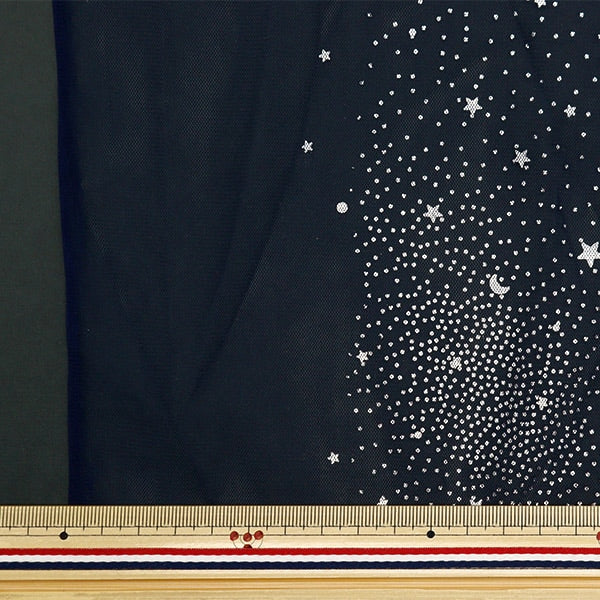 [From quantity 5] Fabric "Milky Wake Turu Galaxy Navy KT2412TC-08"