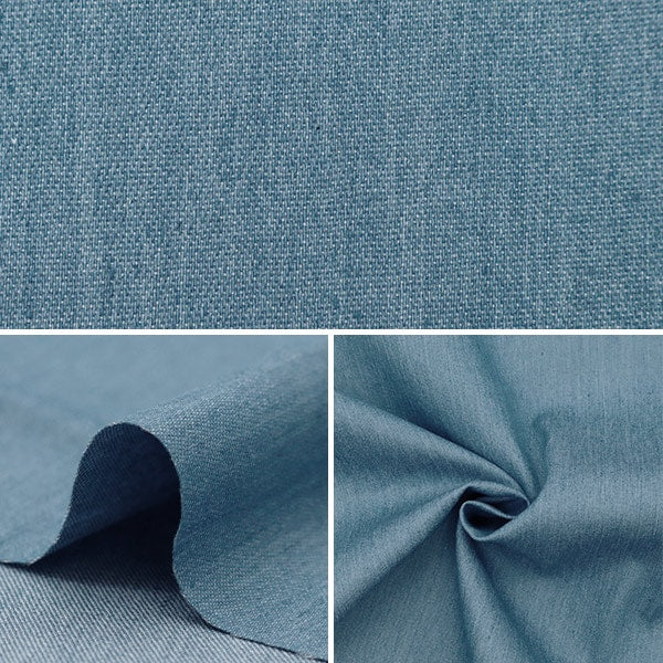 [Dalla quantità 5] tessuto "6 once in denim stretch candeggina DM2403WR-62"