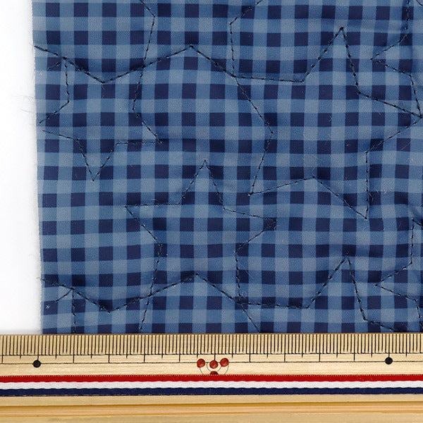 Fabric "Nylon quiltCut Cloth Approximately 130cm x 50cm star navy C-HS2245-1B]