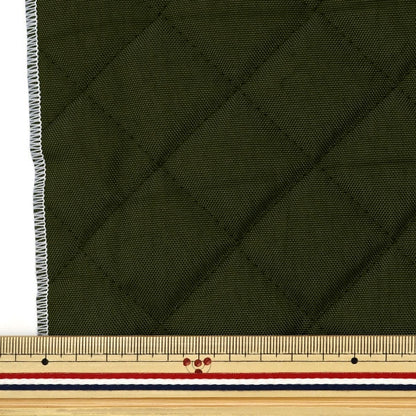 [Dalla quantità 5] tessuto "waffle nylon trapuntatura khaki ksg-850-07"