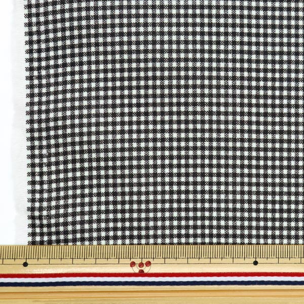 [Из количества 5] ткани "Листовая цифровая спецификация Gingham Small Black B83240Z-57"