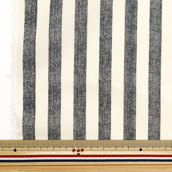 [De la quantité 5] Tissu "Feuille de spécifications numériques Stripe de grande partie noire B83240Z-80"