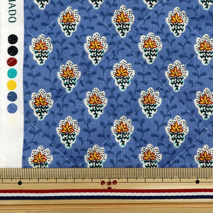 [Из количества 5] ткань "Souleiado soleard Quilt Quilt Blue QSLF2-18B"