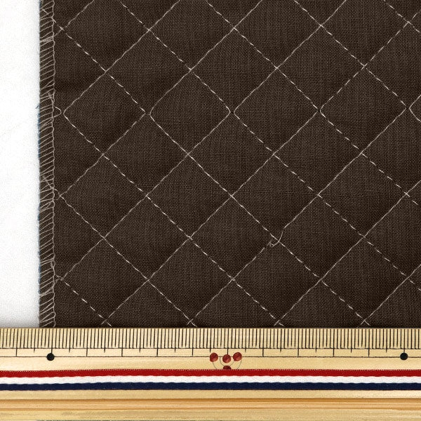 [Aus Menge 5] Stoff "Blatt Quilt Brown QyscTC-601gyb"