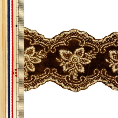 [De la cantidad 5] Cinta "terciopeloCinta 3er color k231t-lacep8"