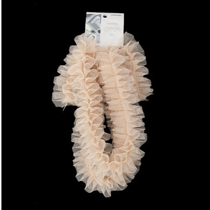 Tulle "Nerori Rose Frill Tulle Tape Beige nr-03" KIYOHARA