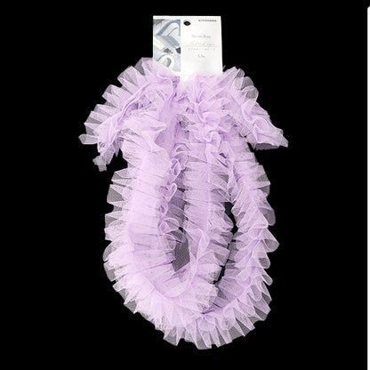 تول "شريط تول مزركش بزهرة النيرولي أرجواني NR-03" KIYOHARA