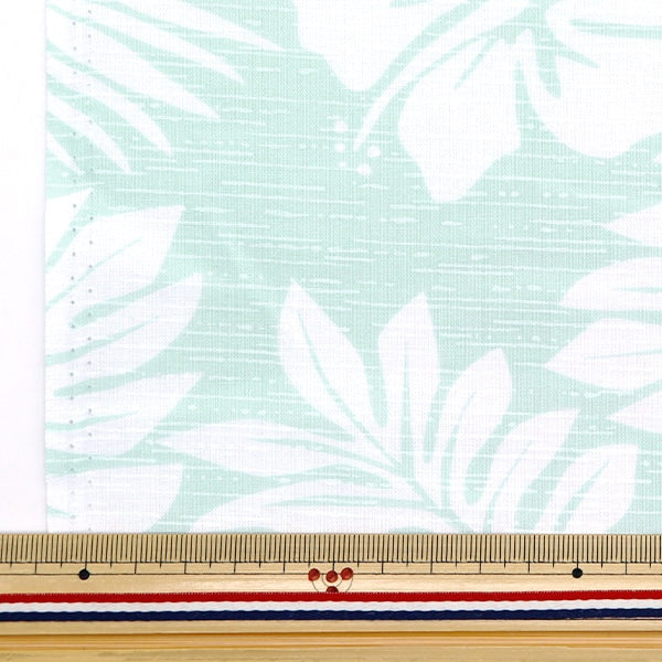 [From quantity 5] Fabric 『Sheeting Hawaii Amplint Green AP4700-4C]