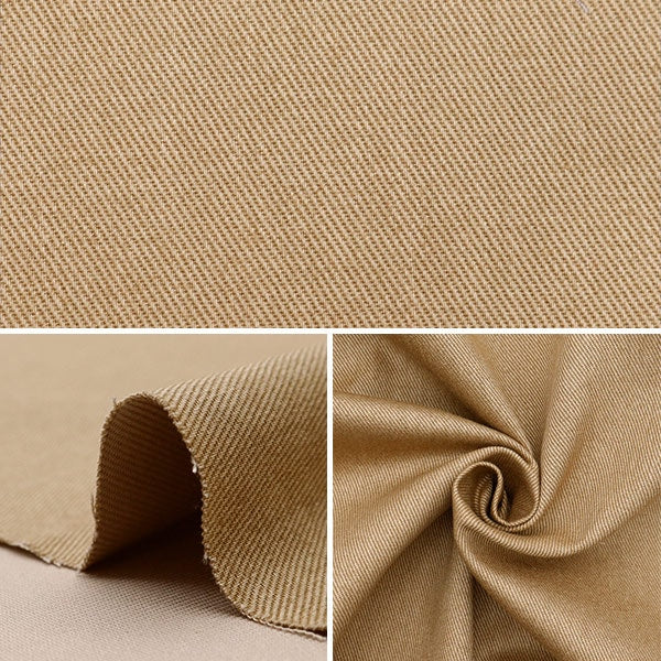 [From quantity 5] Fabric "Katsuragi uneven dyed style vintage processing beige 3407-1"