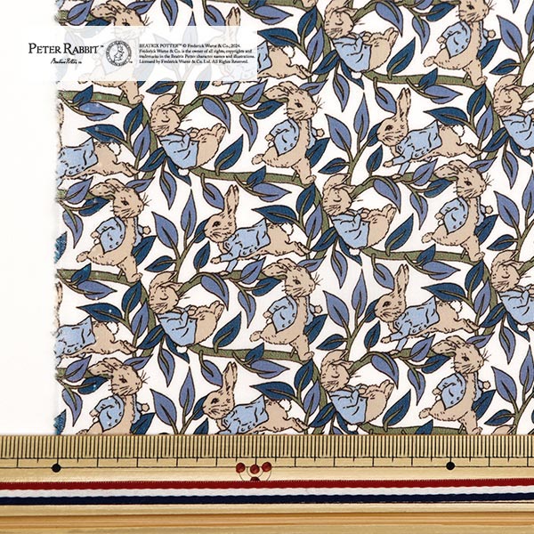 [From quantity 5] Fabric "Liberty Fabric Tana lawn Peter's Tales DC30738J20D] Liberty Japan