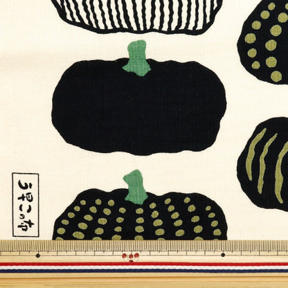 [Dalla quantità 5] tessuto "panno ukako 10 tela tintura in avorio di zucca x nero up5910-b" cotone kobayashi cotone kobayashi kobayashi.