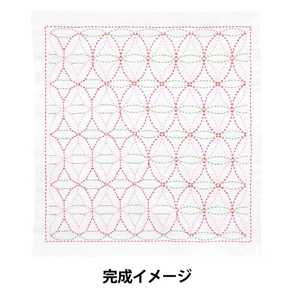 Kit de broderie "Kit Sashiko Hanabin Wakaban SK-458" Olympus ouimpass