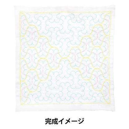 Kit de broderie "Kit Sashiko Hanifukin Wakazu semi-tour SK-463" Olympus Olim Pass