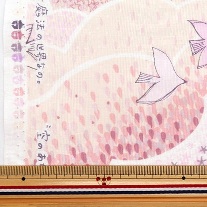 [From quantity 5] Fabric "Misuzu Uta Sky Pink KMS24-SA-PI"