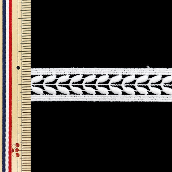 [From quantity 5] RaceRibbonTape "Lace White Approximately 2cm Width ISY-6-24-29"