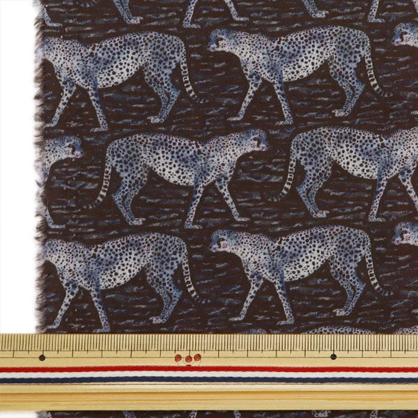 [الكمية تبدأ من 5] قماش “Liberty Fabrics Tana Lawn Meet the Cheetahs 363J4210-DU” Liberty Japan Liberty Japan