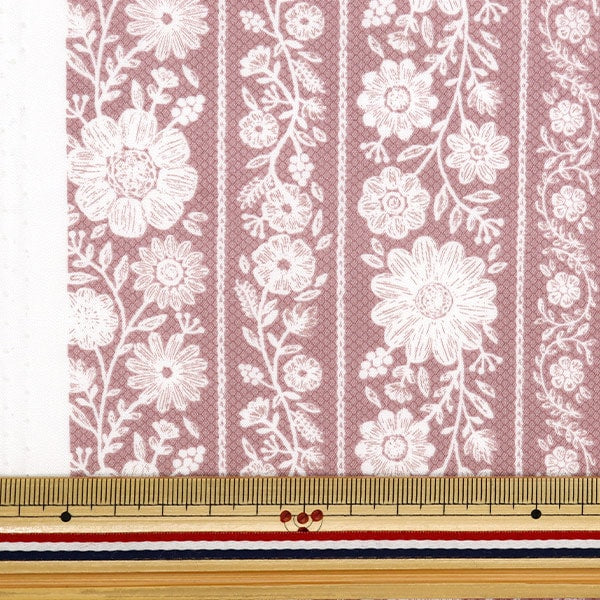 [From quantity 5] Fabric "Broad Race Tape Flower Pink BREMFL-PK"