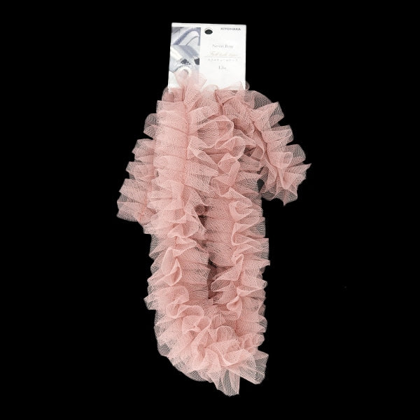 チュール 『ネロリローズ フリルチュールテープ ピンク NR-03』 KIYOHARA 清原