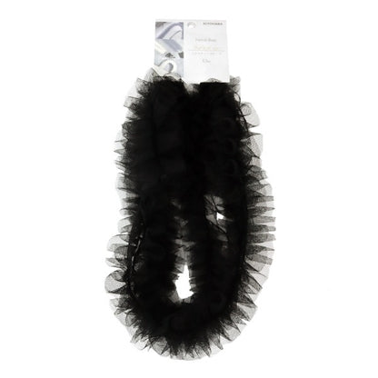 チュール 『ネロリローズ フリルチュールテープ ブラック NR-03』 KIYOHARA 清原