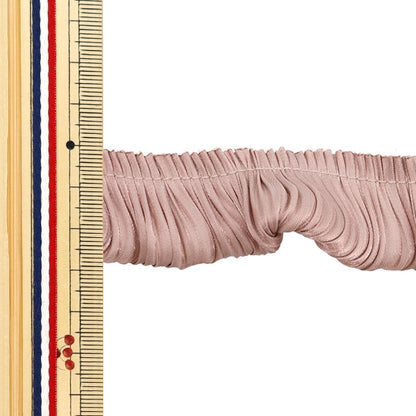 [From quantity 5] frillsRibbonTape "Soft Saten Frill about 30mm Width Pink FR2319"